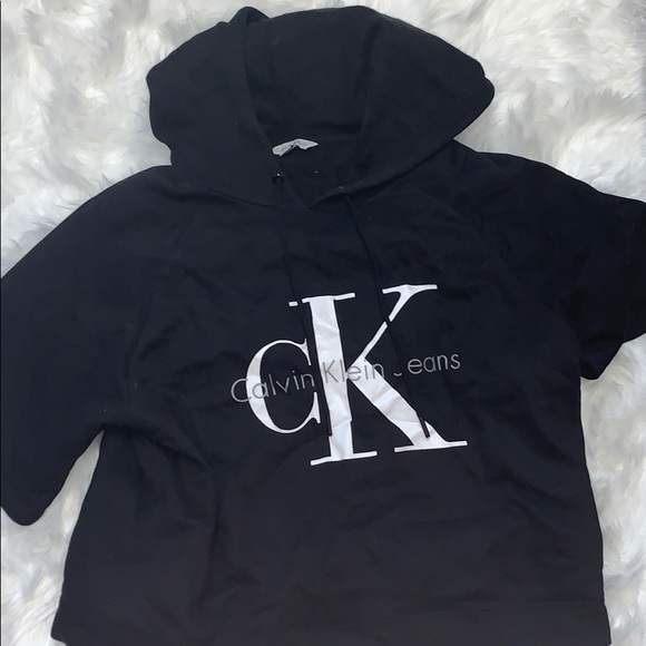 Urban Outfitters Tops - Authentic size medium black hoodieclavin klein